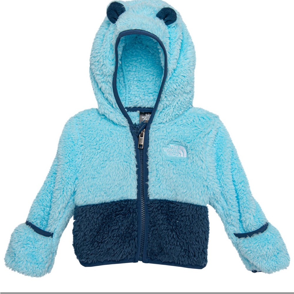 NWT THE NORTH FACE Baby Bear Full Zip Hoodie (0-3 Months)